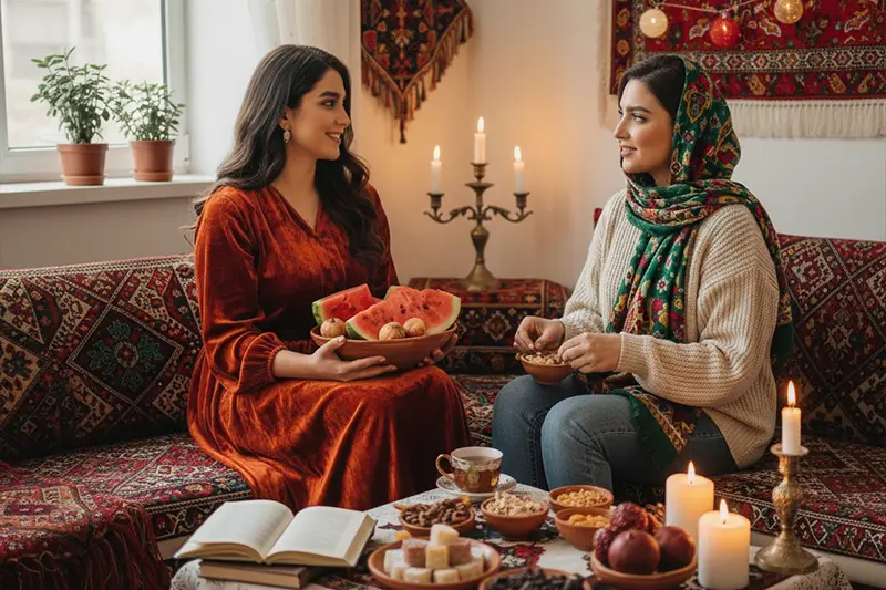 استایل یلدایی کژوال