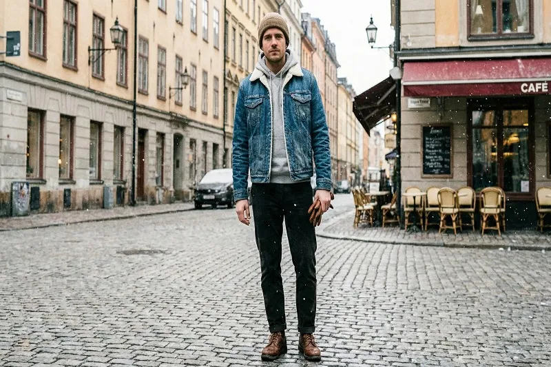 تیپ زمستانی مردانه