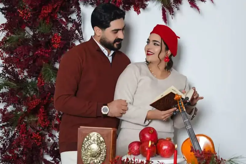 استایل یلدایی زمستانی