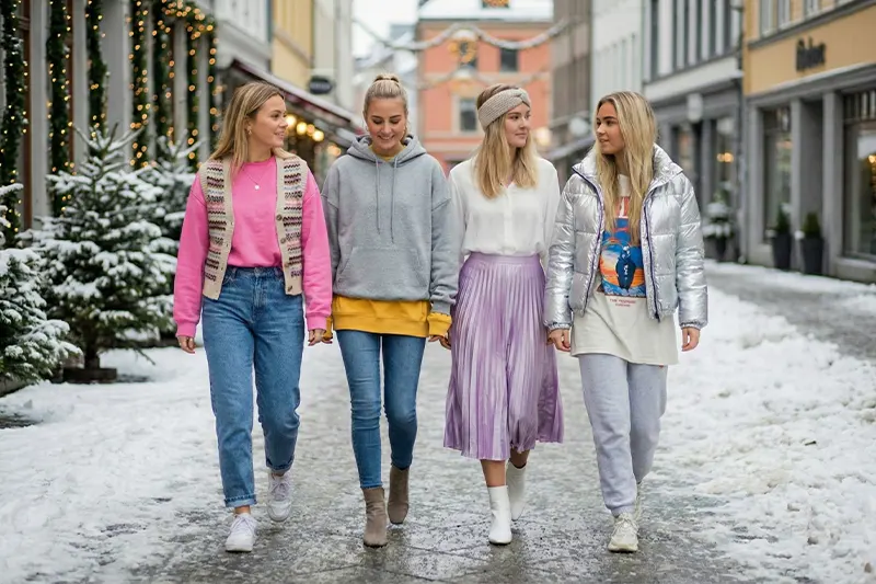 تیپ زمستانی دخترانه